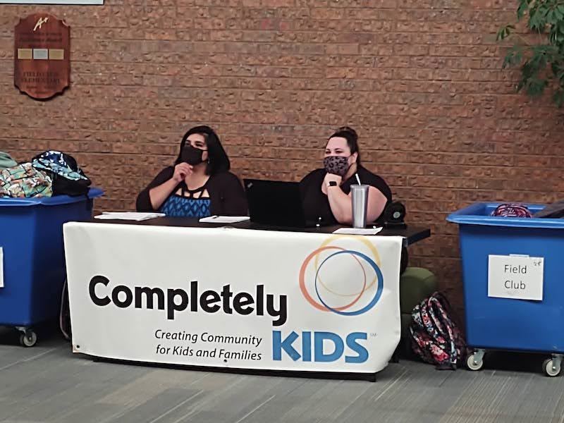 Completely kids registration table picture Completely kids registration table picture